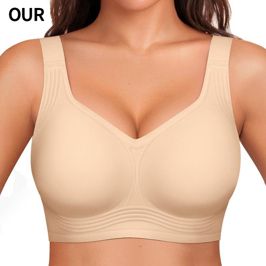 Full coverage wireless bra|Snug fit & ultra comfortable