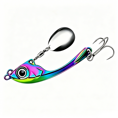 Catch More Fish with Premium Tail Spinner Lures – 5PCS Multi-Color Set