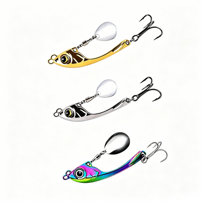 Catch More Fish with Premium Tail Spinner Lures – 5PCS Multi-Color Set
