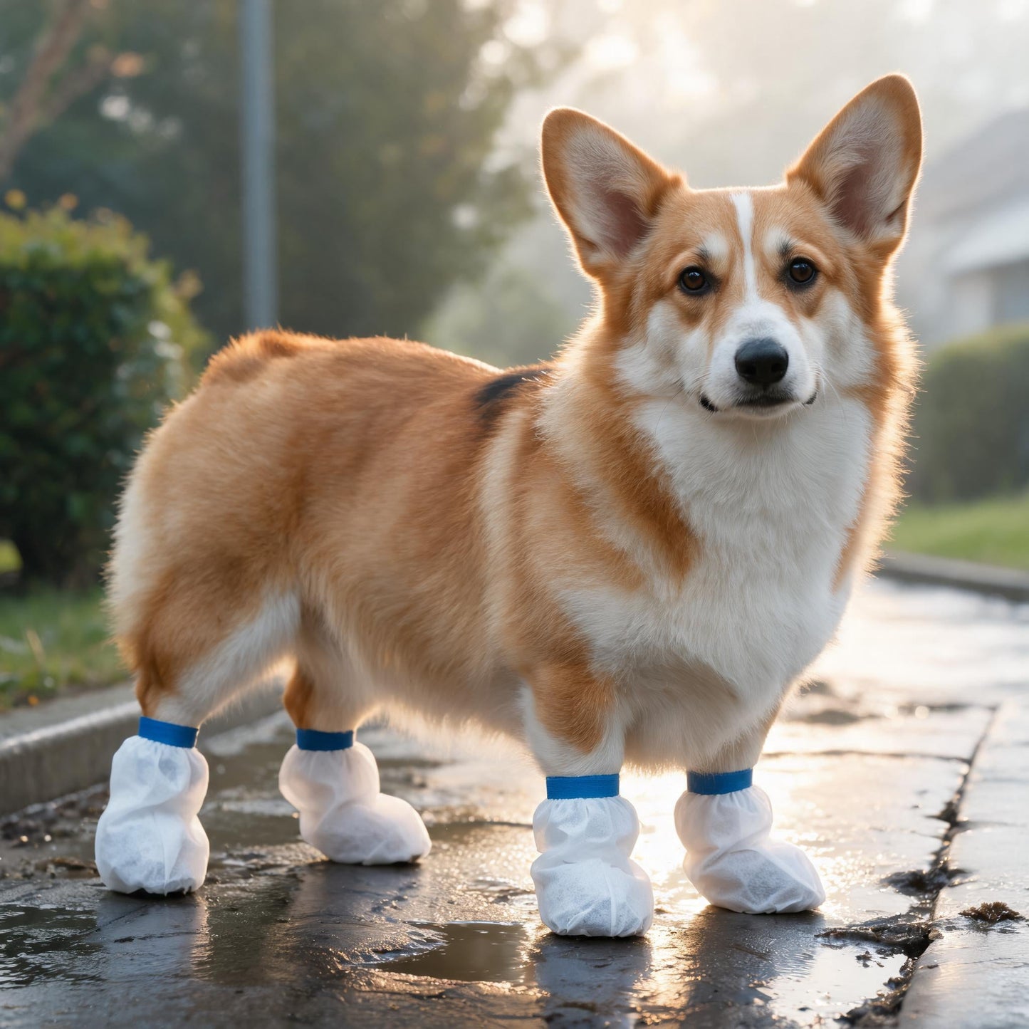 Disposable Pet Shoes | Waterproof Disposable Paw Boot Covers