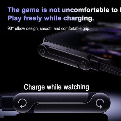 Invisible Holder Charger Cable with Stand-240w super fast charging